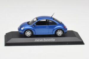 Volkswagen New Beetle Satellite Bleu Minichamps 1:43 430058004 Métal Moulé