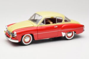 Wartburg 311 Coupé Rouge & Beige Revell 1:18 8418 Métal Moulé