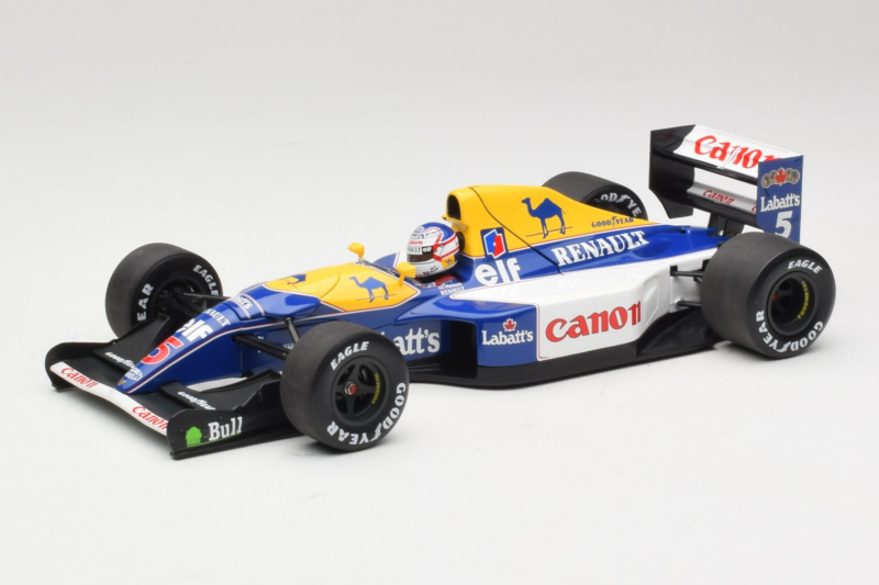 Williams FW14B Renault #5 N. Mansell Canon Williams Team F1 World Champion 1992 Minichamps 1:18 186920005 Métal Moulé