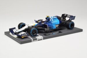 Williams Racing Mercedes FW43B #6 N. Latifi Belgian GP 2021 Minichamps 1:18 117211306 Métal Moulé — image 2 sur 6
