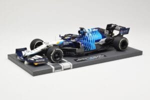 Williams Racing Mercedes FW43B #63 G. Russell Saudi Arabian GP 2021 Minichamps 1:18 117212263 Métal Moulé — image 2 sur 6