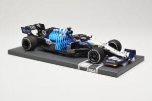 Williams Racing Mercedes FW43B #63 G. Russell Saudi Arabian GP 2021 Minichamps 1:18 117212263 Métal Moulé — image 4 sur 6