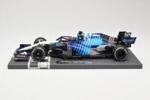 Williams Racing Mercedes FW43B #63 G. Russell Saudi Arabian GP 2021 Minichamps 1:18 117212263 Métal Moulé