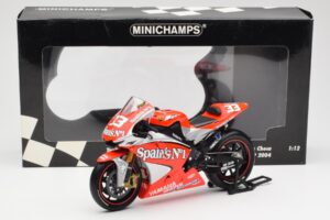 Yamaha YZR-M1 Gauloises Fortuna Yamaha #7 C. Checa MotoGP 2004 Minichamps 1:12 122043007 Métal Moulé — image 6 sur 6
