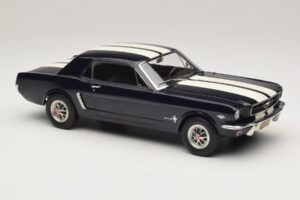 Ford Mustang Nightmist Blue Norev 1:18 182805 Métal Moulé — image 4 sur 6