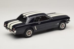 Ford Mustang Nightmist Blue Norev 1:18 182805 Métal Moulé — image 2 sur 6