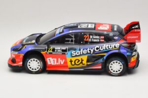 Ford Puma Rally1 #22 M. Sesks / R. Francis Rally Sweden 2025 IXO 1:18 18RMC240 Métal Moulé — image 3 sur 6