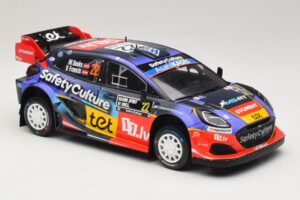 Ford Puma Rally1 #22 M. Sesks / R. Francis Rally Sweden 2025 IXO 1:18 18RMC240 Métal Moulé — image 4 sur 6