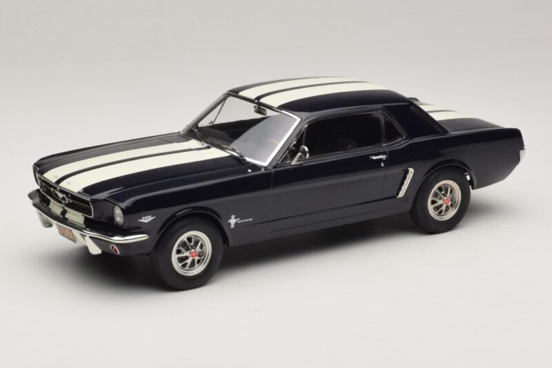 Ford Mustang Nightmist Blue Norev 1:18 182805 Métal Moulé