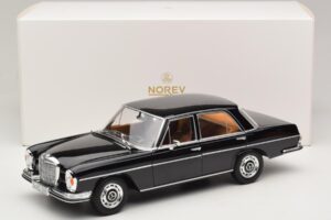 Mercedes 280 SE W108 Noir Norev 1:18 183360 Métal Moulé — image 8 sur 8