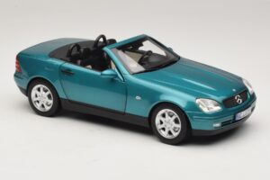 Mercedes SLK R170 Vivianite Green Norev 1:18 183021 Métal Moulé — image 8 sur 10
