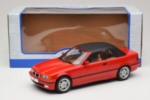 BMW 3 Series E36 Cabriolet Rouge MCG 1:18 MCG18317 Métal Moulé — image 7 sur 7