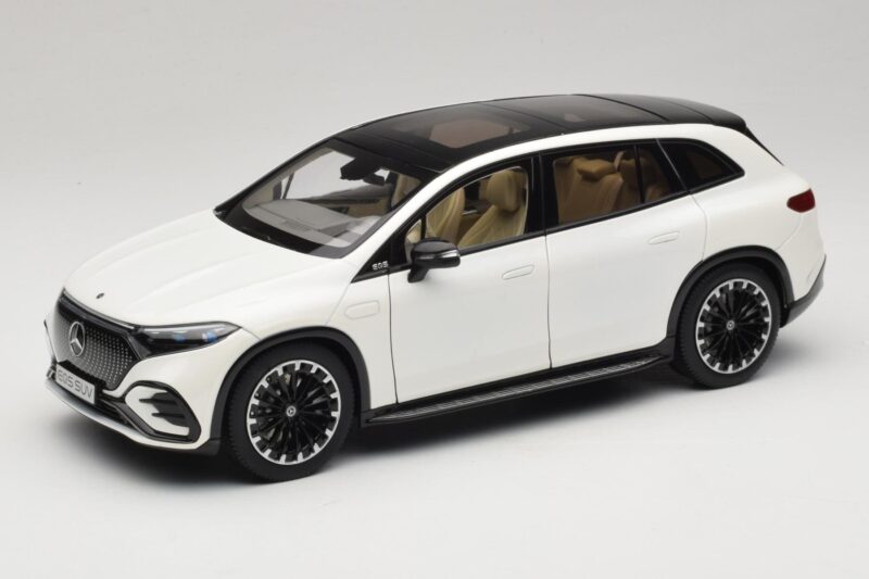 Mercedes EQS SUV X296 Manufaktur Diamond White NZG 1:18 B66960590 Métal Moulé