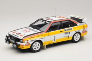 Audi Quattro #1 W. Rohrl / C. Geistdorfer Rally Monte Carlo Winner 1984 Minichamps 1:18 A5-5894 Métal Moulé