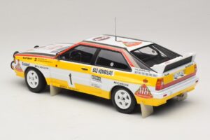 Audi Quattro #1 W. Rohrl / C. Geistdorfer Rally Monte Carlo Winner 1984 Minichamps 1:18 A5-5894 Métal Moulé — image 5 sur 6