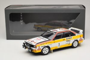 Audi Quattro #1 W. Rohrl / C. Geistdorfer Rally Monte Carlo Winner 1984 Minichamps 1:18 A5-5894 Métal Moulé — image 6 sur 6