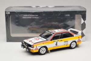 Audi Quattro A2 #4 W. Rohrl / C. Geistdorfer Rally Portugal 1984 Minichamps 1:18 153841104 Métal Moulé — image 6 sur 6