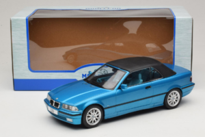 BMW 3 Series E36 Cabriolet Bleu Métallisé MCG 1:18 MCG18319 Métal Moulé — image 7 sur 7