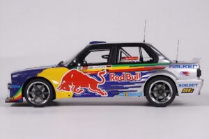 BMW E30 V8 #229 E. Hountondji Red Bull Driftbrothers Drift 2023 Bleu Otto 1:18 OT486 Résine — image 3 sur 5