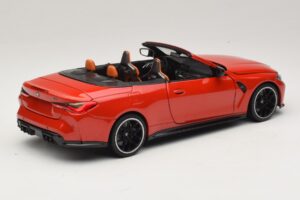 BMW M4 G83 Cabriolet Red Metallic Minichamps 1:18 110021030 Métal Moulé — image 3 sur 8