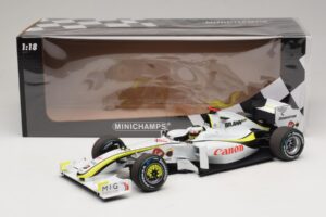 Brawn GP BGP001 #22 J. Button Singapore GP 2009 Minichamps 1:18 180090222 Résine — image 7 sur 7