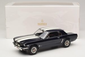 Ford Mustang Nightmist Blue Norev 1:18 182805 Métal Moulé — image 6 sur 6