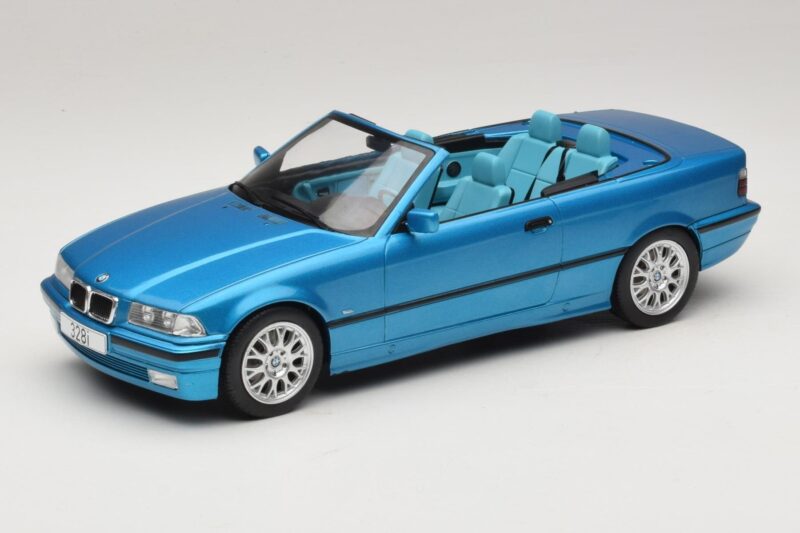 BMW 3 Series E36 Cabriolet Bleu Métallisé MCG 1:18 MCG18319 Métal Moulé