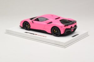 Ferrari SF90 Pack Fiorano Brillant Qatar Pink BBR 1:18 RACELINE137 Résine — image 5 sur 7