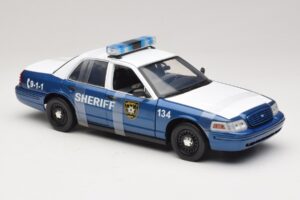 Ford Crown Victoria Police Interceptor The Walking Dead Greenlight 1:18 12957 Métal Moulé — image 4 sur 6