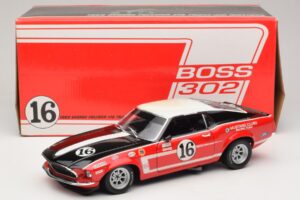 Ford Mustang Boss 302 #16 Bud Moore Engineering G. Follmer Trans-Am 1969 OEM 1:18 FORD006 Métal Moulé — image 8 sur 8