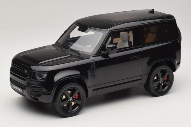 Land Rover Defender 90 L663 P400 X-Dynamic HSE Santorini Black GT Spirit 1:18 GT992 Résine