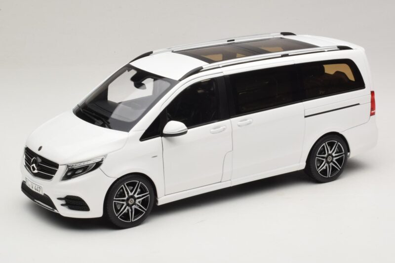 Mercedes V-Class W447 AMG Line Blanc Norev 1:18 183876 Métal Moulé