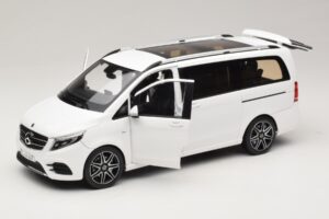 Mercedes V-Class W447 AMG Line Blanc Norev 1:18 183876 Métal Moulé — image 2 sur 8