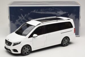 Mercedes V-Class W447 AMG Line Blanc Norev 1:18 183876 Métal Moulé — image 8 sur 8
