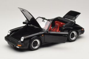 Porsche 911 3.2 Carrera Cabriolet Noir Minichamps 1:18 100063035 Métal Moulé — image 2 sur 8