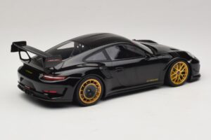 Porsche 911 992 GT3 RS Manthey Racing Noir avec Jantes Dorées Minichamps 1:18 MR-911-GT3RS-1804 Métal Moulé — image 2 sur 6