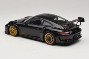 Porsche 911 992 GT3 RS Manthey Racing Noir avec Jantes Dorées Minichamps 1:18 MR-911-GT3RS-1804 Métal Moulé — image 5 sur 6
