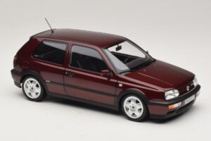 Volkswagen Golf VR6 Mk3 Indian Red Édition Limitée Norev 1:18 188505 Métal Moulé — image 6 sur 8