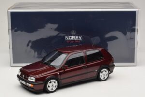 Volkswagen Golf VR6 Mk3 Indian Red Édition Limitée Norev 1:18 188505 Métal Moulé — image 8 sur 8