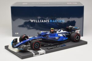 Williams Racing FW45 L. Sargeant British GP 2023 Minichamps 1:18 117231102 Résine — image 7 sur 7