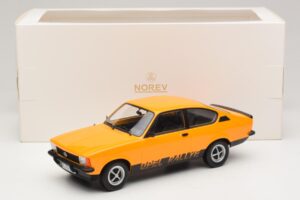 Opel Kadett C Rallye 2.0E Brilliant Ochre Norev 1:18 183659 Métal Moulé — image 6 sur 6