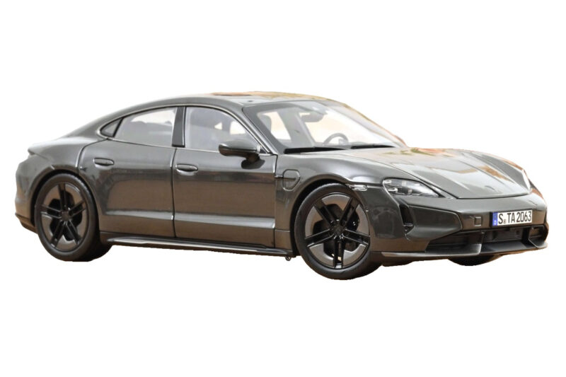 Porsche Taycan Turbo S Slate Grey Neo Norev 1:18 187654 Métal Moulé
