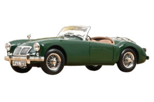 MG MGA British Racing Green Norev 1:18 MG MGA British Racing Green Norev 1:18 182610 Métal Moulé