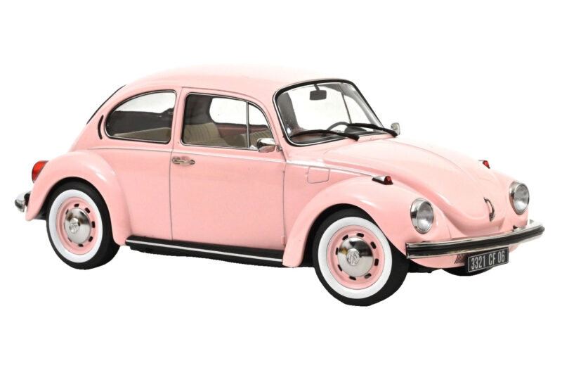 Volkswagen 1303 Pastel Pink New Baby Gift Norev 1:18 Volkswagen 1303 Pastel Pink New Baby Gift Norev 1:18 188677 Métal Moulé