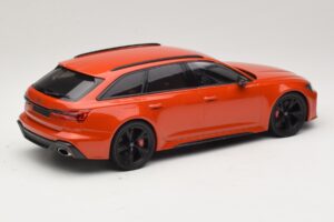 Audi RS6 C8 Avant Orange Métallisé Minichamps 1:18 155018012 Métal Moulé — image 2 sur 6