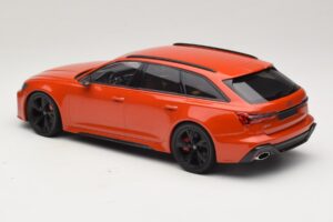 Audi RS6 C8 Avant Orange Métallisé Minichamps 1:18 155018012 Métal Moulé — image 5 sur 6