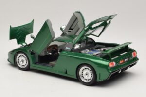 Bugatti EB110 Vert Métallisé Bburago 1:18 3003 Métal Moulé — image 5 sur 8