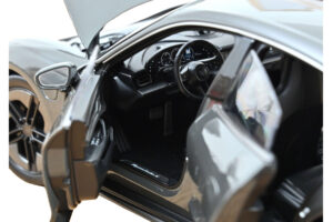 Porsche Taycan Turbo S Slate Grey Neo Norev 1:18 187654 Métal Moulé — image 4 sur 5