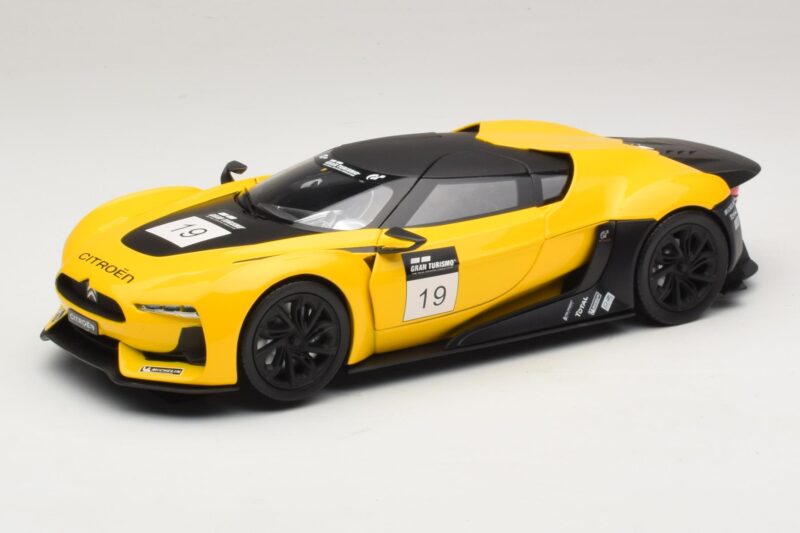 Citroen GT Jaune & Noir Norev 1:18 181609 Métal Moulé