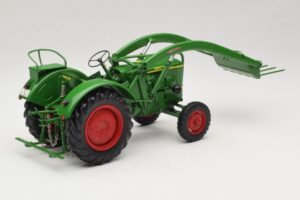 Deutz F2L 514 Tracteur Chargeuse Frontale Vert Minichamps 1:18 109144071 Métal Moulé — image 2 sur 6